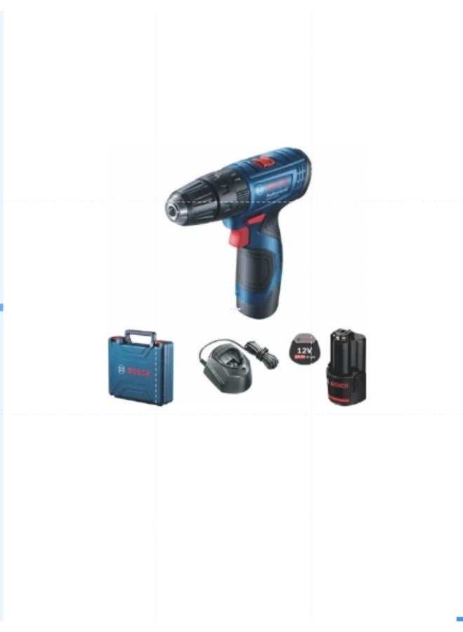 بوش بروفيشنال كومبي لاسلكي GSB 120 Li، مرن للغاية، واقتصادي للغاية لعمليات البراغي والحفر | الطراز: 06019G81L0 مع ضمان لمدة سنة واحدة