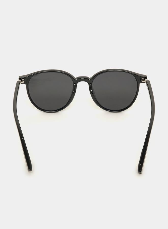 Styli Solid Round Sunglasses - Image 4
