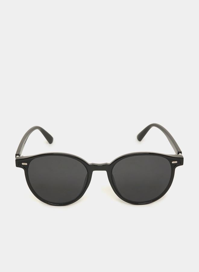 Styli Solid Round Sunglasses - Image 2