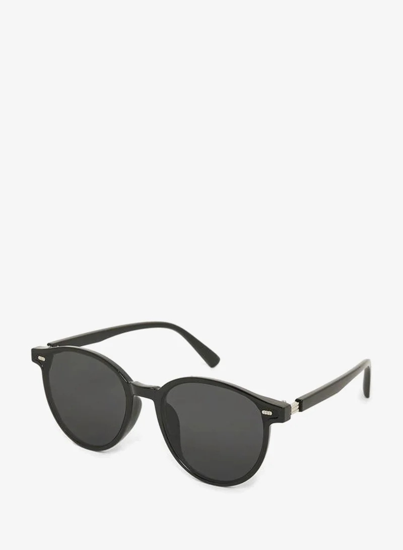 Styli Styli Solid Round Sunglasses