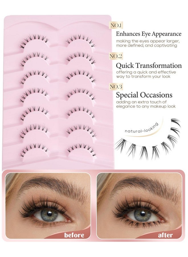 اونلي اول الرموش السفلية الرموش السفلية الرموش السفلية الصناعية الرموش السفلية الصناعية 7 أزواج من الرموش السفلية - 3 - Image 3