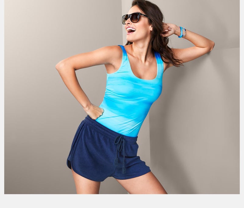 Tchibo Women Pull On Shorts, Dark blue - Image 1