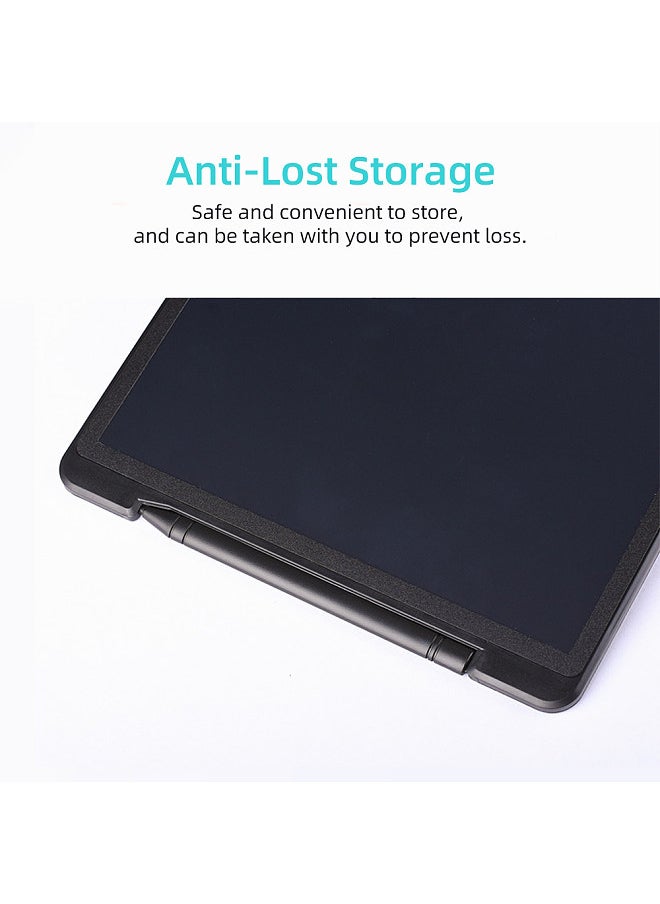 Generic - 12 Inch LCD Writing Tablet Electronic Digital Drawing Board Erasable Writing Pad Color Screen One-Click Erase with Lock Button Gift for Children Adults Home Office School - Image 1