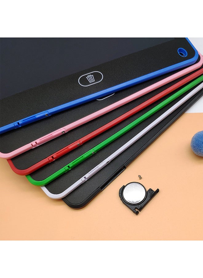 Generic - 12 Inch LCD Writing Tablet Electronic Digital Drawing Board Erasable Writing Pad Color Screen One-Click Erase with Lock Button Gift for Children Adults Home Office School - Image 1