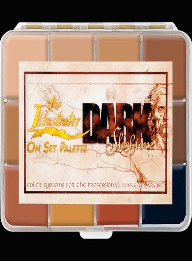 Skin Illustrator PPI Skin Illustrator On Set Dark Flesh Tone Makeup Palette - Image 1