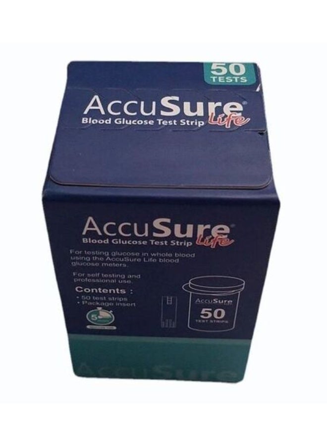 AccuSure Life Test Strips 50's Pack - Image 3