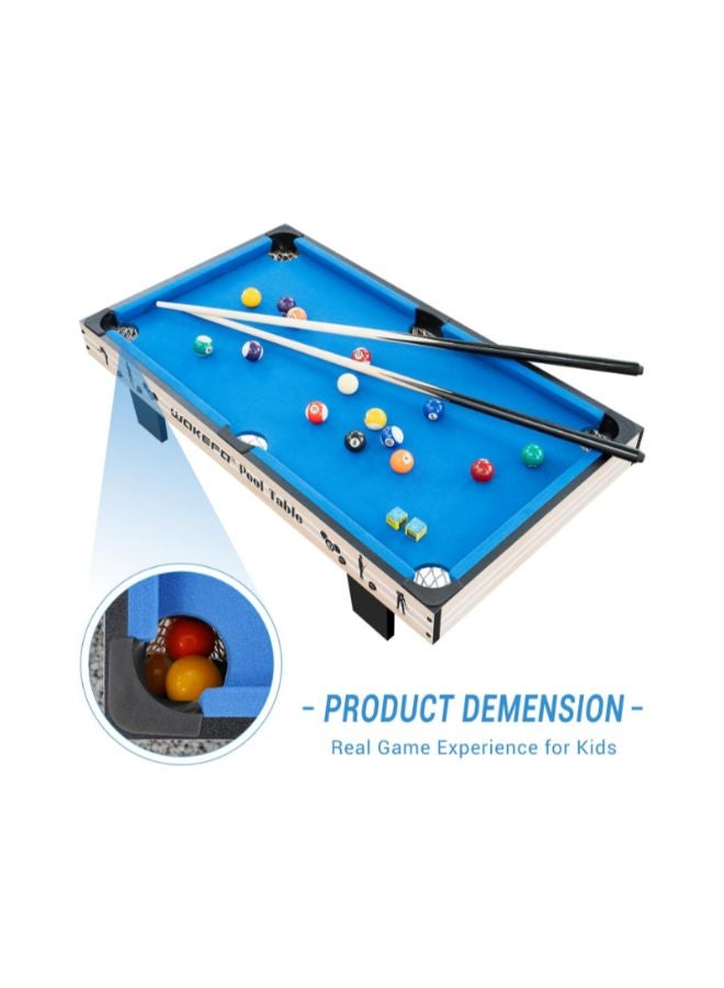 wooden Tabletop Billiards Games Set size(51*32*11)CM (Meduim) Travel-Size Pool Table Portable Family Games, Parties, Road Trips Game Table for Whole Family - Image 4