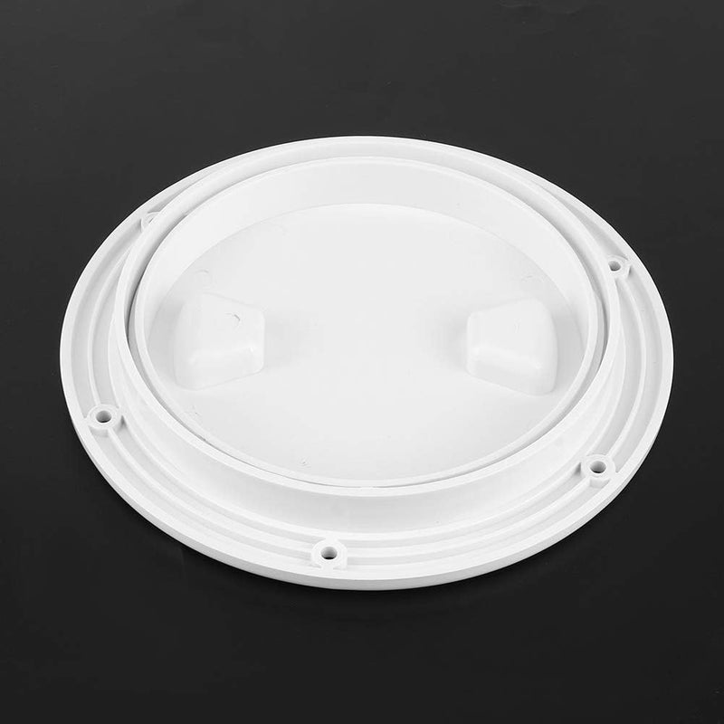 woobles 6" Boat Deck Cover Marine Inspection Hatch Deck Plate Access & Lid Round Non-Slip RV White, Opening Dia : 6" 151mm,External Dia : 7-4/5" 198mm - Image 5