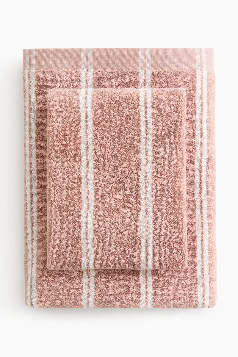H&M Striped hand towel
