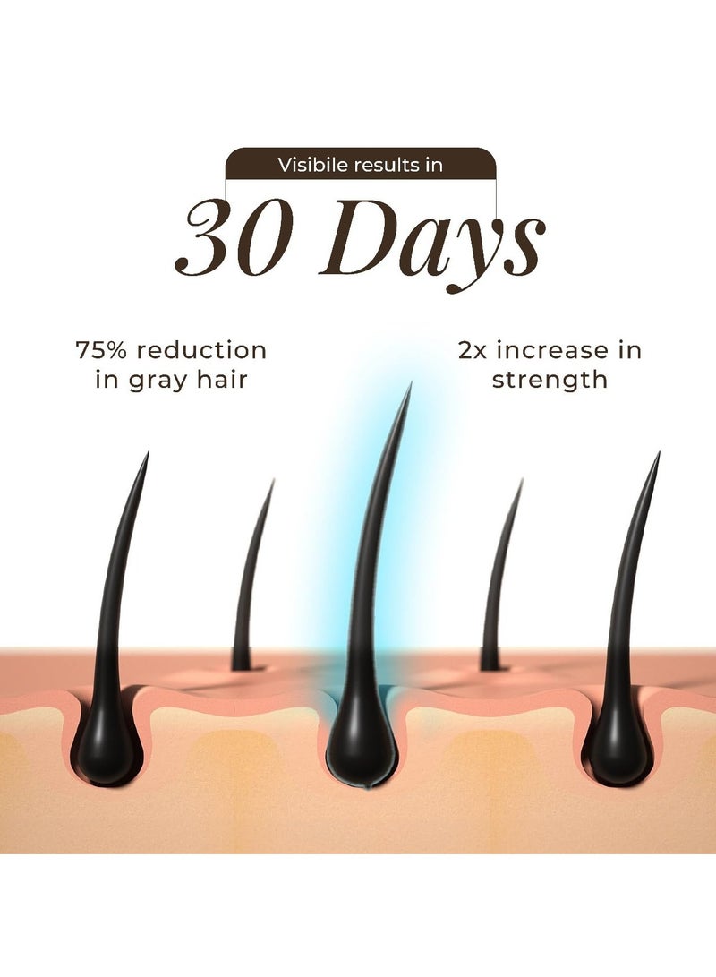 Veda Ayurvedic Cold Pressed Hair Oil | Ayurvedic Jadi Butis Infused Oil | 200ml - Image 5