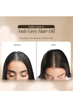 VEDA Veda Ayurvedic Cold Pressed Hair Oil | Ayurvedic Jadi Butis Infused Oil | 200ml  - Image 4
