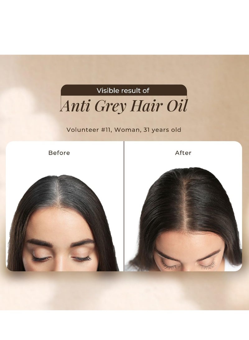 Veda Ayurvedic Cold Pressed Hair Oil | Ayurvedic Jadi Butis Infused Oil | 200ml - Image 4