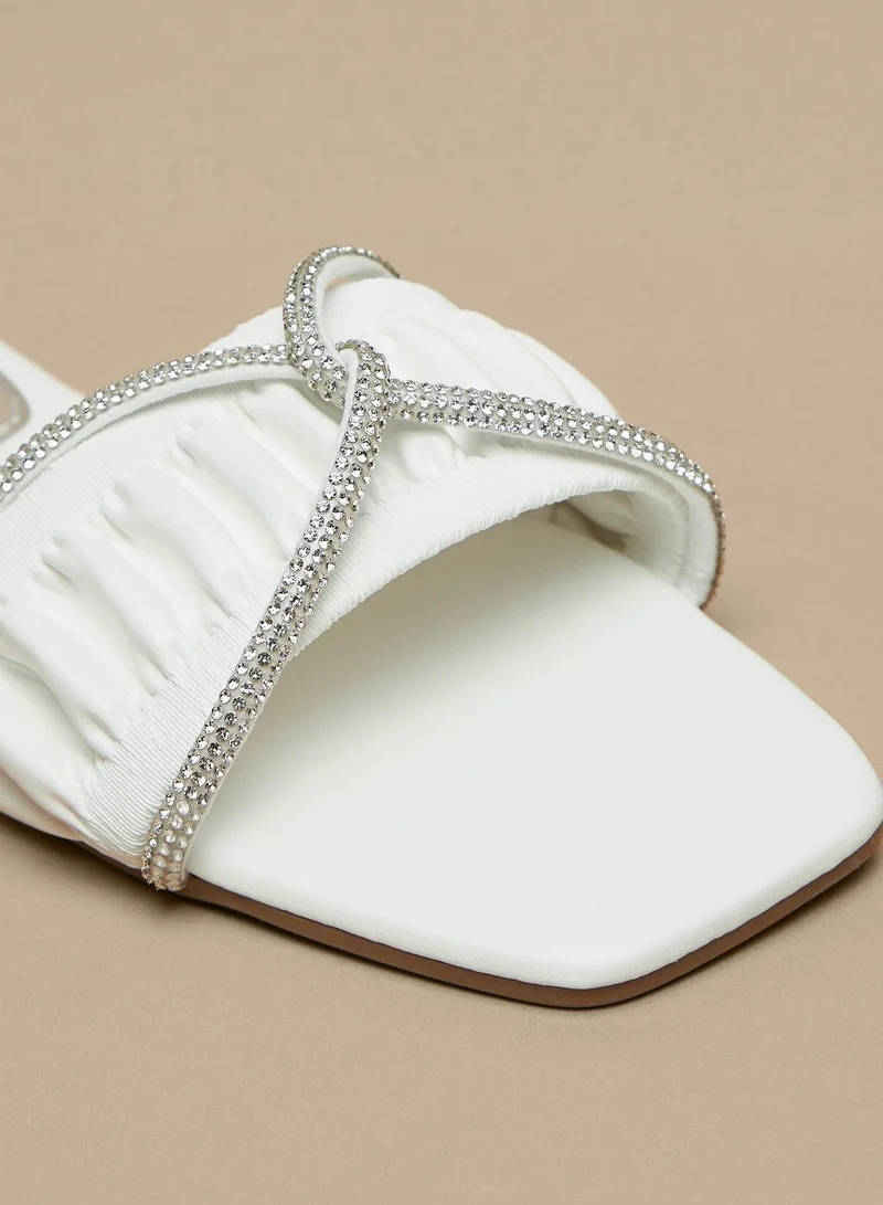 فلورا بيلا Studded Slip On Sandals
