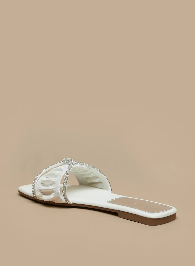 فلورا بيلا Studded Slip On Sandals