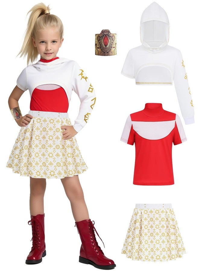IBQ Kids Costume Set for Cheerleader Nova Costume Girls Halloween Dress Up BQ064M - Image 1