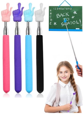 Telescopic Teachers Pointer, 4pcs Extendable Hand Pointer Finger Pointer Stick Pointer Stick Presenter Whiteboard Pointer for Elementary School Kindergarten Teacher, Classroom Supplies - pzsku/Z79CA02DEDEDA2BB5F23AZ/45/_/1732883895/b7f8ea51-27aa-4e0e-bdcf-eacf9444f050