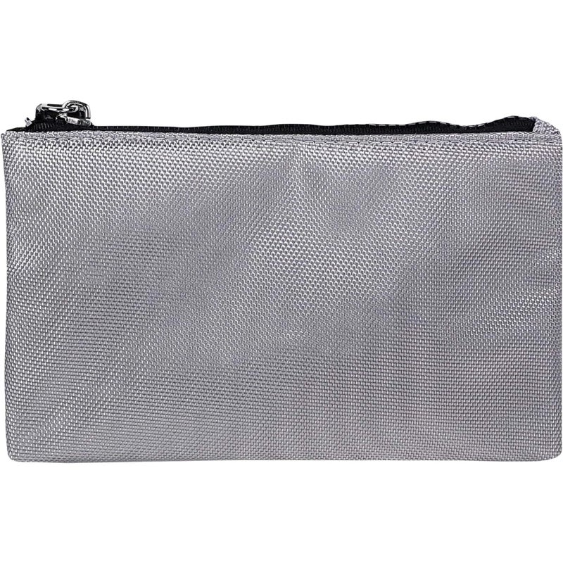 Vaultz Money Bag with Lock - 7 x 10 Inches, Men & Women's Locking Accessories Pouch for Cash, Bank Deposits, Wallet, Medicine, Phone and Credit Cards - Gray - Image 4