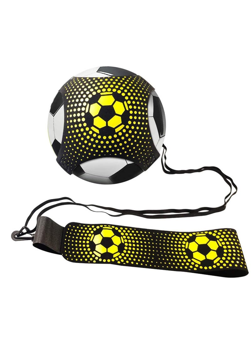 Bukela - Football Kick Trainer, Hands-Free Adjustable Solo Soccer Trainer, Soccer Training Equipment for Kids and Adults, Practice Aid Control Skills Football Training Belt - Image 1