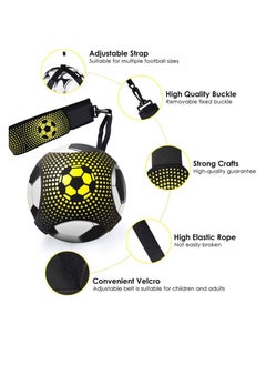 Bukela Football Kick Trainer, Hands-Free Adjustable Solo Soccer Trainer, Soccer Training Equipment for Kids and Adults, Practice Aid Control Skills Football Training Belt  - Image 2