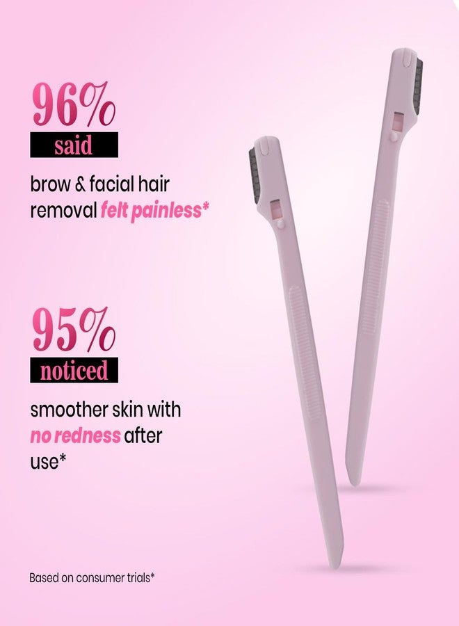 Sanfe SilkGlide Grooming Face Razor for Women - Pack of 1 | Ideal for Eyebrow Shaping, Upper Lip and Peach Fuzz Removal | Beginner Friendly | Disposable Razor | Suitable for All Skin Types - Image 3