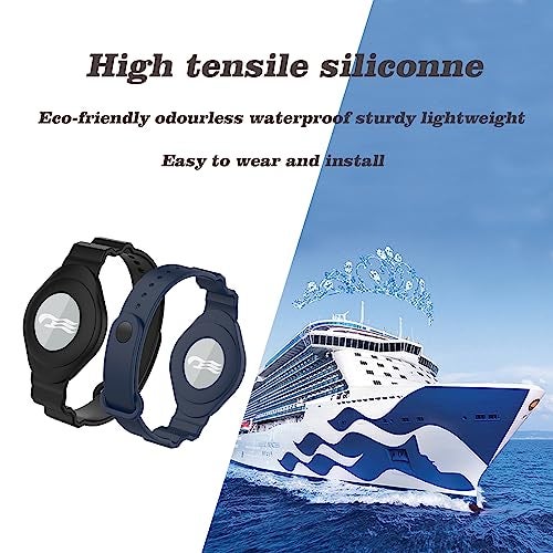 Orisell Princess Cruise Medallion Holder,Breathable Soft Silicone Sport Wrist Strap Compatible with Princess Cruise Medallion (White) - Image 4