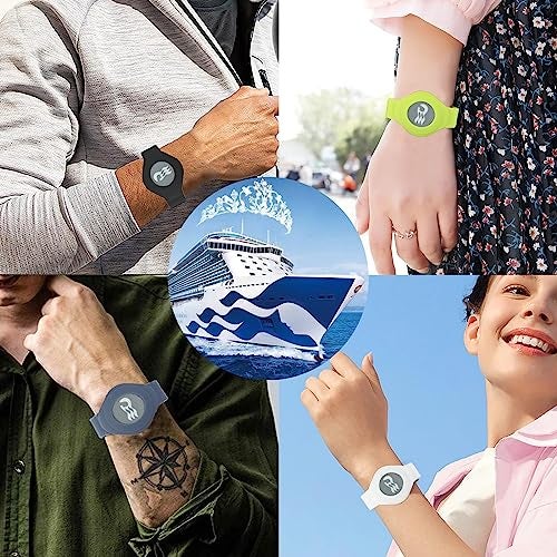 Orisell Princess Cruise Medallion Holder,Breathable Soft Silicone Sport Wrist Strap Compatible with Princess Cruise Medallion (White) - Image 3