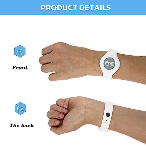 Orisell Princess Cruise Medallion Holder,Breathable Soft Silicone Sport Wrist Strap Compatible with Princess Cruise Medallion (White) - Image 2