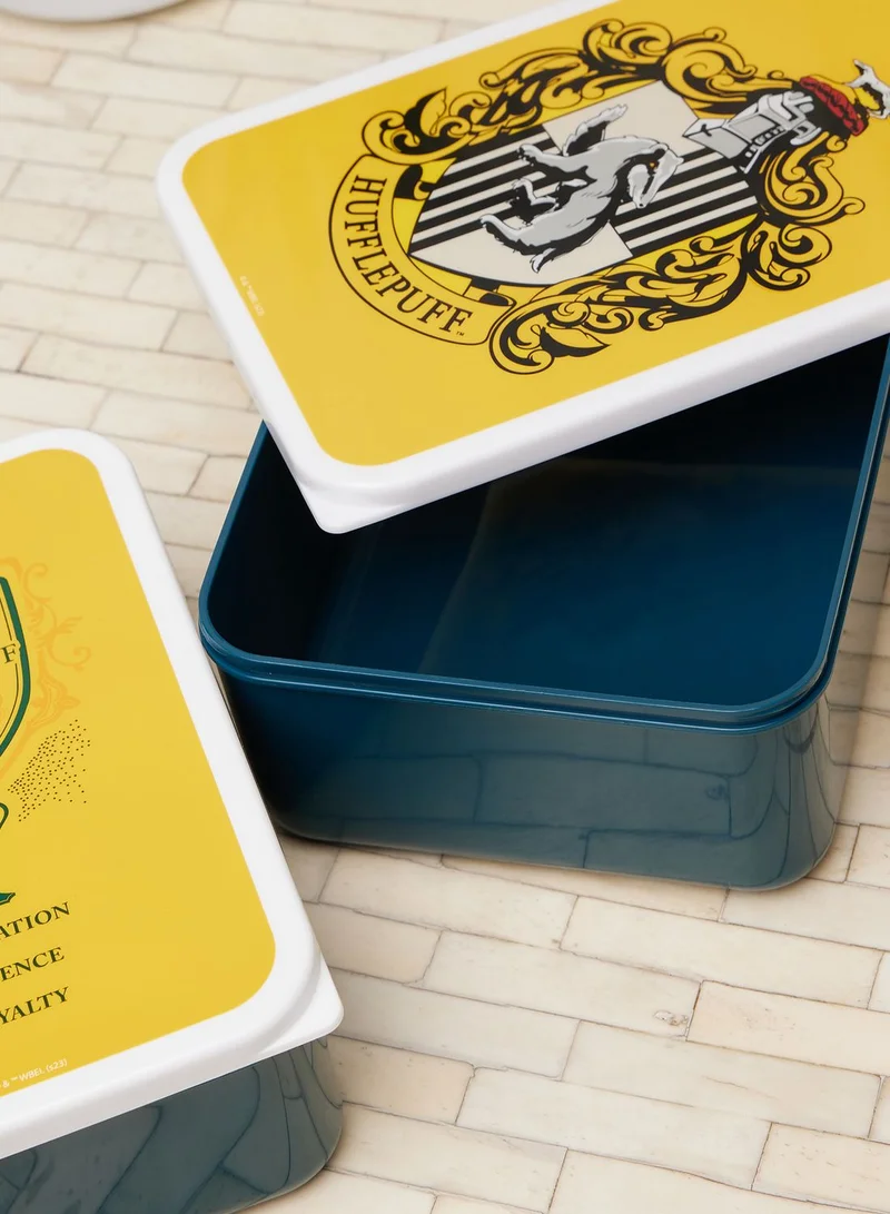 Half Moon Bay Lunch Box Set Of 2 - Harry Potter (Hufflepuff)