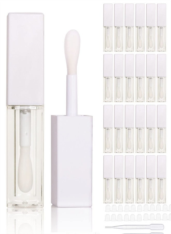 COSIDEA 24pcs 5ml Empty white square lipgloss tubes bulk wholesale with big wand lipgloss containers… - Image 1