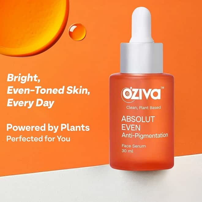 OZiva Absolut Even Anti-Pigmentation Face Serum (with Phyto Niacinamide, Phyto Alpha Arbutin, Aloe Vera & Rosemary) for Hyperpigmentation & Dark Spot Correction (Absolute Even Face Serum, 30ml) - Image 2