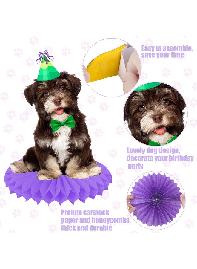 اوموني زينة مركزية على شكل قرص العسل على شكل كلب، 13 قطعة، زينة طاولة حفلات بموضوع كلب صغير، لوازم حفلات أعياد ميلاد الكلاب، زينة حفلات الكلاب الصغيرة للحيوانات الأليفة، لوازم حفلات أعياد الميلاد بموضوع الكلب، لوازم حفلات استقبال المولود - Image 3