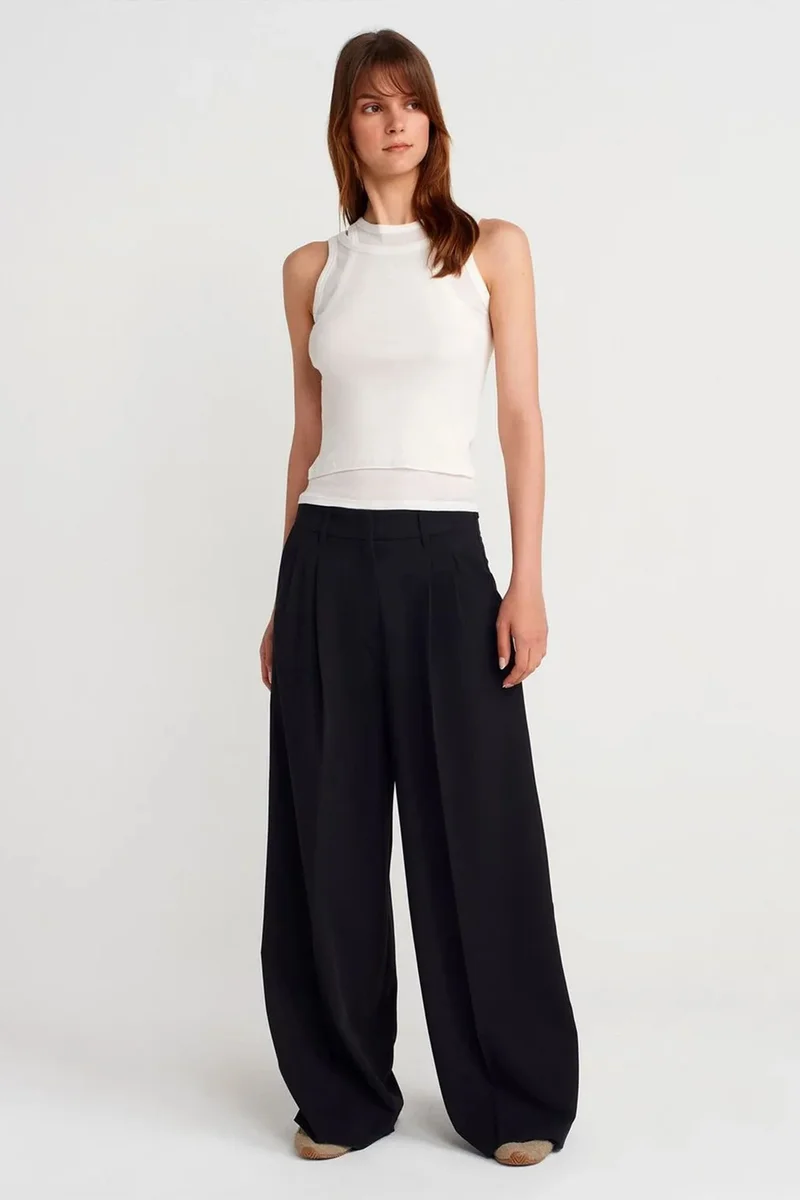 Dilvin White DILVIN Cotton Ribbed Crop Cami for Women | Best Price UAE