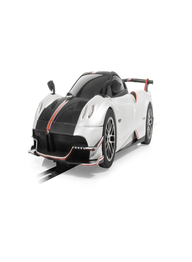 Scalextric C4399 Pagani Huayra BC Roadster - Metallic Pearl White Slot Car - Image 1