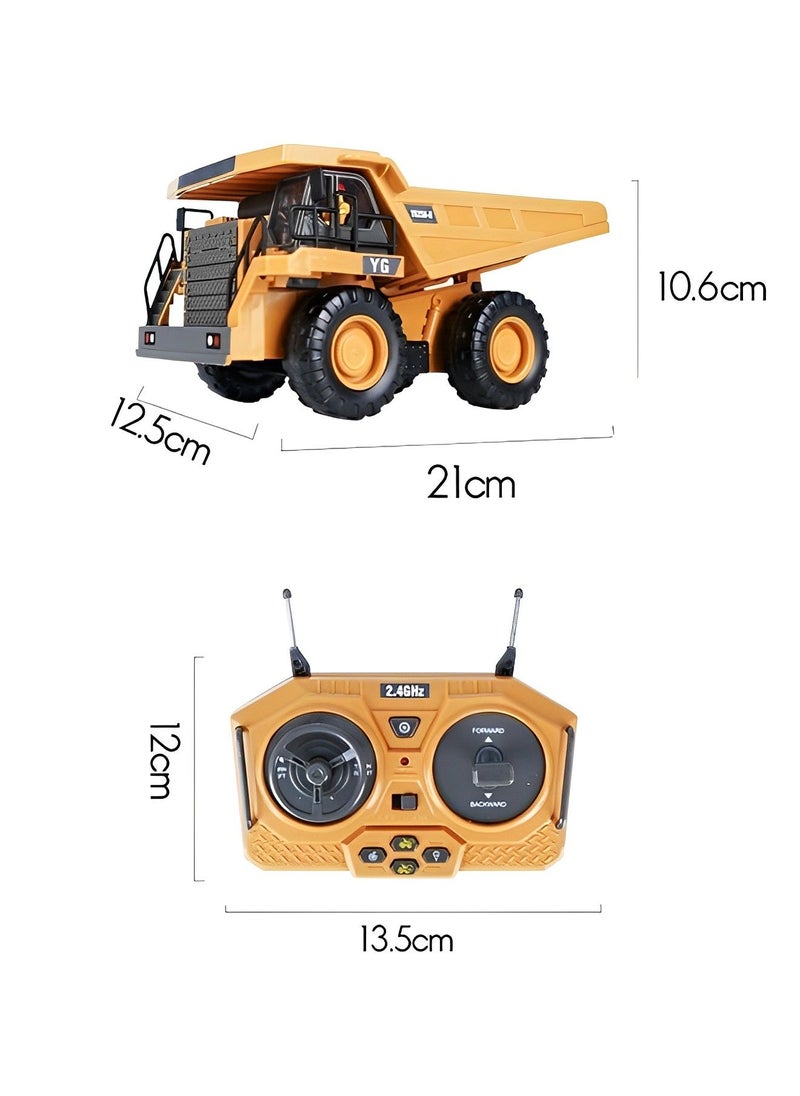 Generic - Remote Control Dump Truck Toy  Remote Control Construction Vehicle RC Dump Truck Toys Construction Toys Vehicle RC Truck Toys for 8 12 Years Old Boys and up Toy Trucks - Image 1