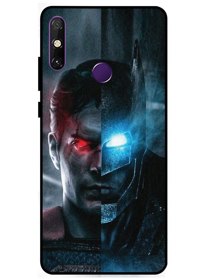 EYE CATCH Protective Case Cover For Huawei Enjoy 20E Batman & Superman Multicolor  - Image 1