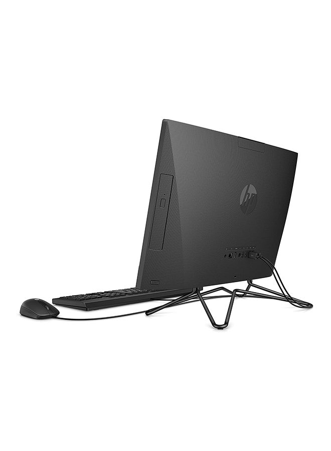 HP كمبيوتر مكتبي الكل في واحد 200 G4 بشاشة FHD IPS مقاس 21.5 بوصة ومعالج كور i5-10210U وذاكرة وصول عشوائي سعة 8 جيجابايت ومحرك أقراص SSD سعة 256 جيجابايت وبطاقة رسومات إنتل UHD باللغة الإنجليزية/العربية أسود الإنجليزية/العربية أسود - Image 4