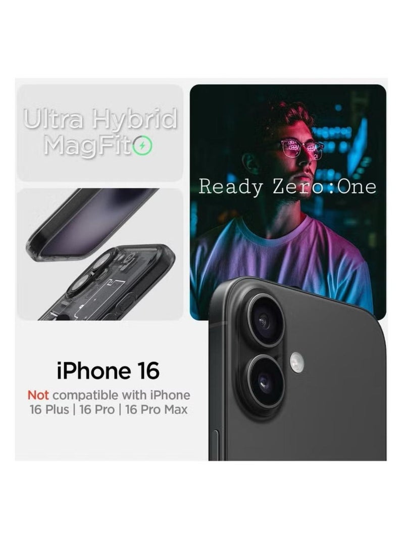 سبايجن غطاء Ultra Hybrid MagFit لهاتف iPhone 16 مع MagSafe (2024) - Zero One - Image 2