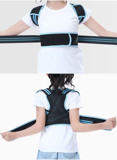 Syarme Kid's Back Support Belt, Adjustable Children Posture Corrector, Upper Back Straightener Support, Improve Thoracic, Lumbar, and Shoulders, Spine Posture Correction Prevent Hunchback M  - Image 4