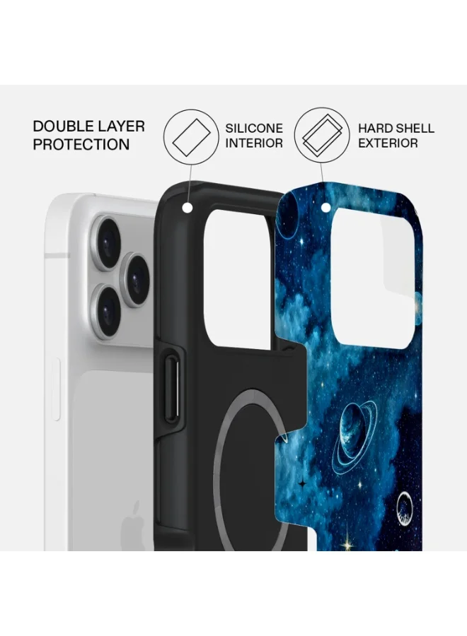 Mobcos Mobcos iPhone 17 Pro Stellix Premium Case Compatible with Hybrid Dual-Layer Hard Shell + Silicone Protection - Scratch-Resistant Shockproof Mobile Cover