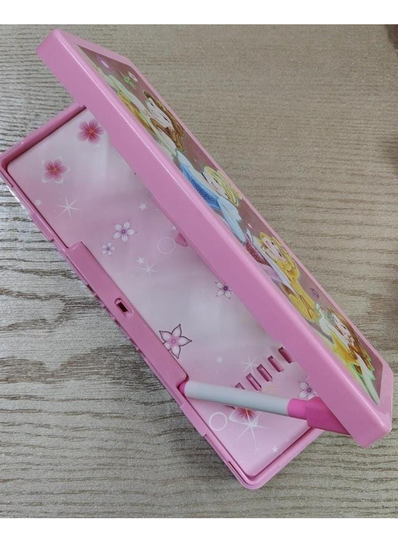 مقلمه مدرسية ذكيه رائعه بدرجين و برقم سري أشكال مختلفة، منظم اللوازم المدرسية للطلاب ( اللون ازرق ) - Image 5