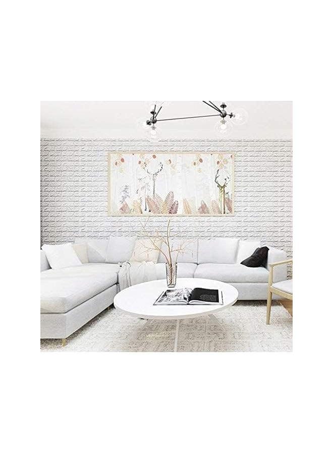 Zaboon 70X77Cm Pe Foam 3D Wall Stickers Safty Home Decor Wallpaper Sticker,White - Image 3