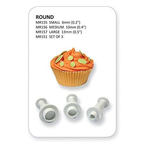 PME Plunger Cutters  Miniature Round  3-Pack - Image 4