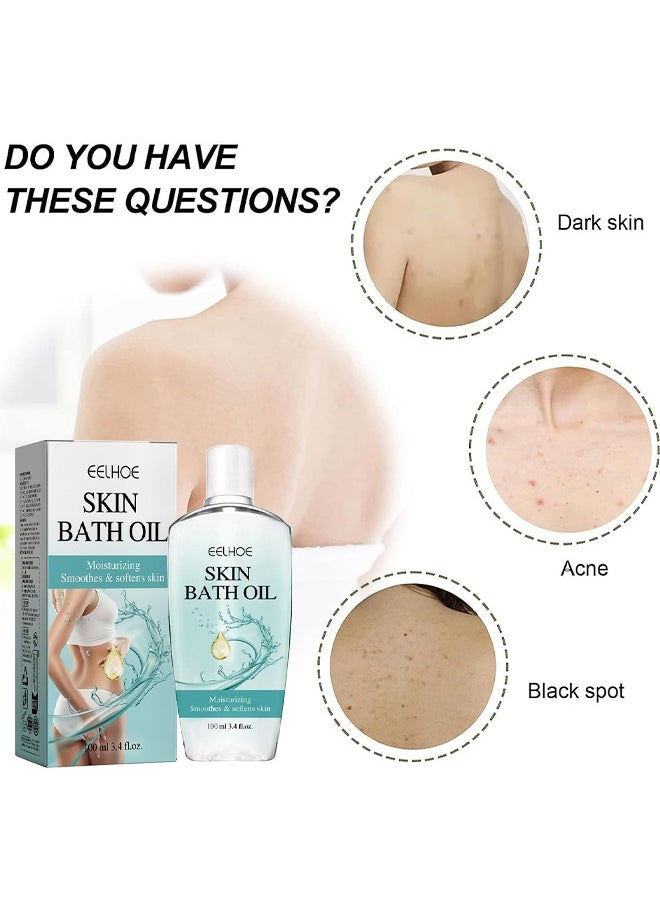 EELHOE - Skin Bath Oil So Soft, Original Skin Bath Oil So Soft, Skin Moisturizing Smoothes And Softens Skin Soft, Skin Moisturizing Smooths And Softens Dry Or Rough Skin 100ML - Image 1