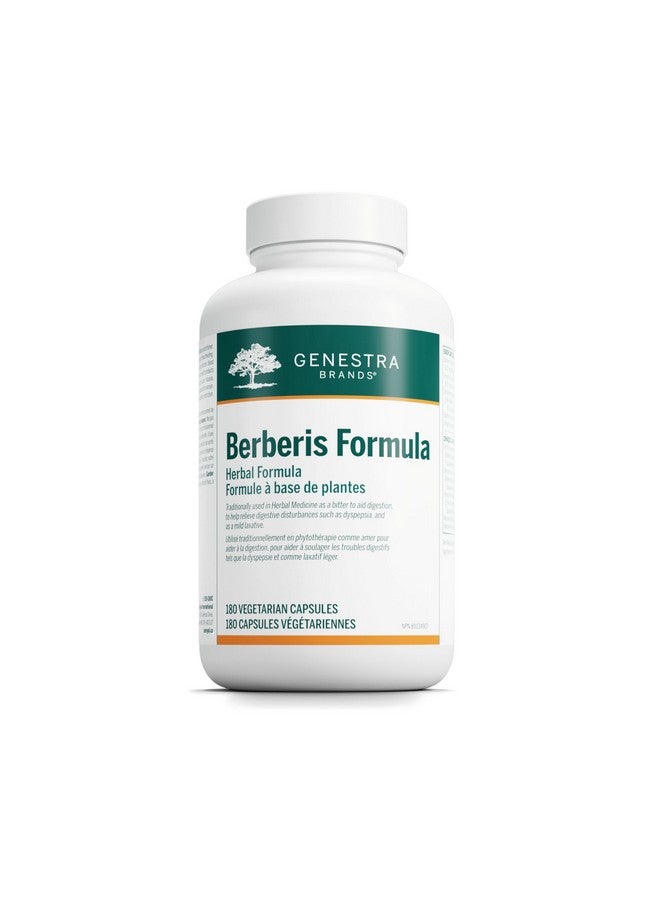 Genestra Brands Berberis Formula | Barberry, Goldenseal, and Oregon Grape Herbal Supplement | 180 Capsules - Image 1