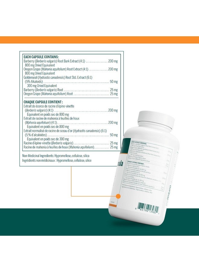 Genestra Brands Berberis Formula | Barberry, Goldenseal, and Oregon Grape Herbal Supplement | 180 Capsules - Image 2