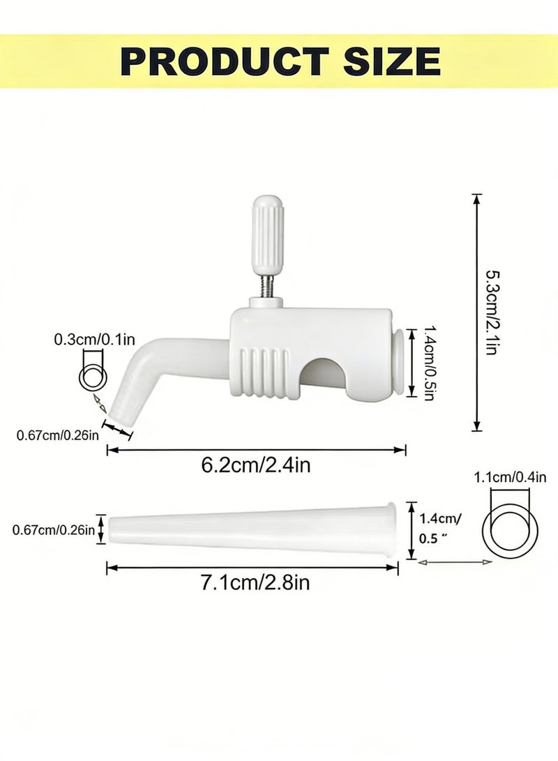 Coffee Dripping Jugs Kettle Gooseneck Pot Restrictor Nozzle Adjustable Water Flow Pourers Regulator Compatible Replacement Part Spout Diversion Aid - Image 5
