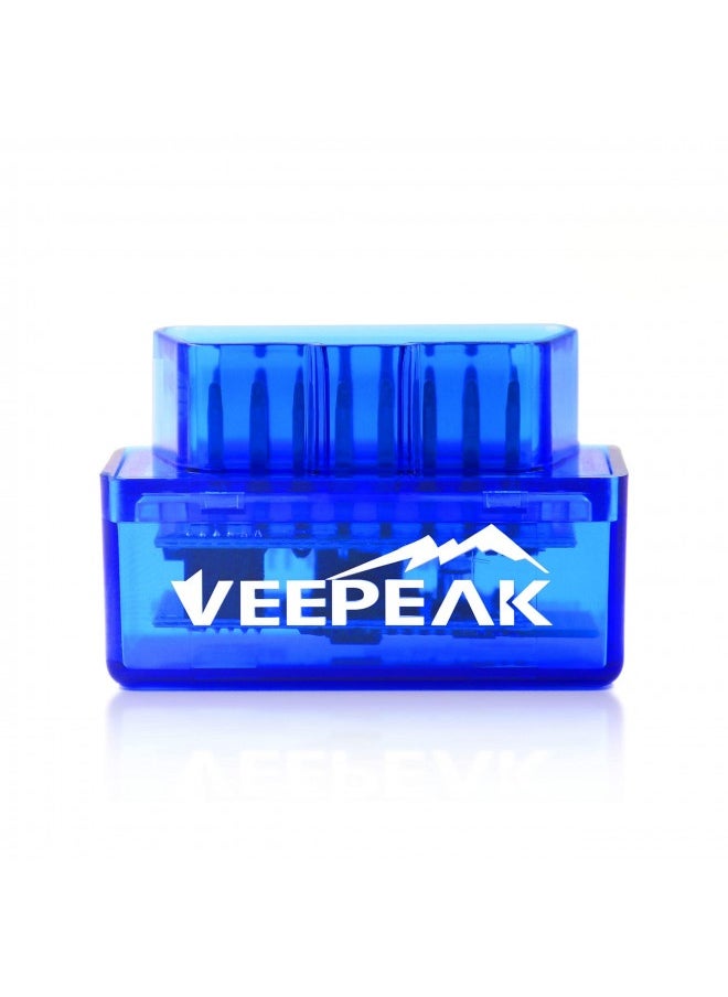 Veepeak Mini Bluetooth Obd Ii Scanner For Android Only, Auto Check Engine Light Code Reader Car Diagnostic Scan Tool