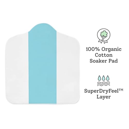 superbottoms Infant 1 Dry Feel Pad + 1 Extra Booster - Cloth Diaper Soaker/Insert For Freesize Uno Cloth Diaper - Image 3