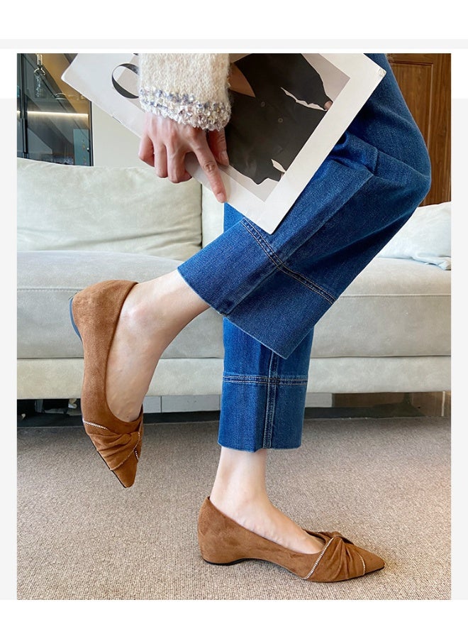 Shougu New Style Low Heel Single Shoe With Pointed Toe - Image 3