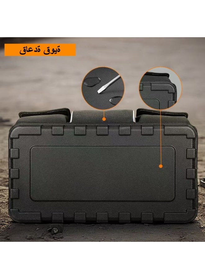 WINHUNT Tool Bag, 18 Inch Waterproof Hand Tools Organizer Bag, Oxford Cloth with a plastic bottom, Multiple Pockets, Great for Construction Electricians Carpentry and DIY Enthusiasts - Image 5